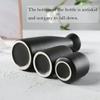 CEMABT Black Ceramic vase Set-3 Small Flower vases for Decor,Modern Boho Farmhouse Home Decor,Decorative vase for Pampas Grass&Dried Flowers,idea Shelf,Table,Bookshelf Entryway- Distressed view 2