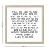 Alioyoit Rustic Style Farmhouse Wood Sign with Classic Quotes when I Say I Love You More Frame Wooden Plaque for New Home Farmhouse Porch Decor 12x12inch view 2
