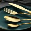 30 Piece Silverware Set for 6 Stainless Steel Silverware Set, Unique Modern Style Flatware Cutlery Set, Great for Family Gatherings & Daily Use, Dishwasher Safe Cutlery Premium Gift Box view 3