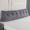 Activance Large Triangular Headboard Wedge Bed Rest Reading Pillow Backrest Positioning Support Bolster Cushion with Removable Cover (Grey, CA King: 71x8x20 Inches) view 1