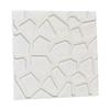 LKXHarleya 10PCS 3D Foam Wall Stickers Waterproof Decorative Wall Panels Living Room Bathroom Kids Bedroom TV Background Self Adhesive,White view 1