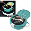 Stainless Steel Frying Pot with Thermometer , Japanese Tempura Deep Fryer Pot , Japanese Deep Fryer Pot Fryer Pan for Kitchen French Fries , Fish and Shrimp , Japanese Tempura Deep Fryer Pot , Stainle view 2