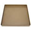 28x28x3cm Gold Aluminum Alloy Sheet Cake Pan,Nonstick Cookie Sheet Baking Tray, Square Shape Non-Stick Baking Tray Bread Pizza Tray Baking Tool, Nonstick Cookie Sheet Baking Tray, 28x28x3cm Gold view 1