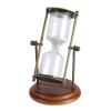 Sand Timer, Sand Timer Decor, 15 Minutes Metal Rotating Sand Glass Timer Clock Hourglass Table Ornament Home Decor Gift, Sand Timer Decor, Sand Timer, 15 Minutes Metal Rotahourglass Timer Sand Cere view 1