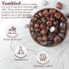 "ZAICUS Mahogany Obsidian Tumbled Stones Bulk, Crystals Bulk for Healing Polished Natural Crystal Stones for Vase Filler Rock Collecting, Decorative Fountain & Home Dcor, 2025 mm, 1 lb" view 2