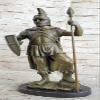EUROPEAN BRONZE Greek Military Roman Warrior Soldier Bronze Statue in Marbel Base Art Decor Gift Handmade view 2