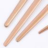 Silverware Flatware Cutlery Set, 24Pcs Matte Dinnerware Set 18/10 Stainless Steel Knife Fork Spoon Cutlery Set Kitchen Silverware Flatware Tableware Set (Color : Matte black gold) view 4
