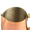 Hoshen Espresso Steaming Pitcher350ml, Stainless Steel Inner and Outer Scale Pull Flower Cup, Coffee Art Pen, Latte Puccino Art Milk Frothing Pitcher, Gold view 3