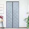 YZJJ Insulated Door Curtain,Thermal Magnetic Self Sealing Reinforced Door Screen,Winter Stop Draft Keep Cold Out Door Cover Partition Drape Blackout Barrier for Kitchen, Bedroom, Air Conditioner Room view 2