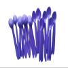 Gmark 50pc 7.5" Extra Long Plastic Purple Spoons, Ice Cream Spoons Dessert Spoons GM1119 view 1