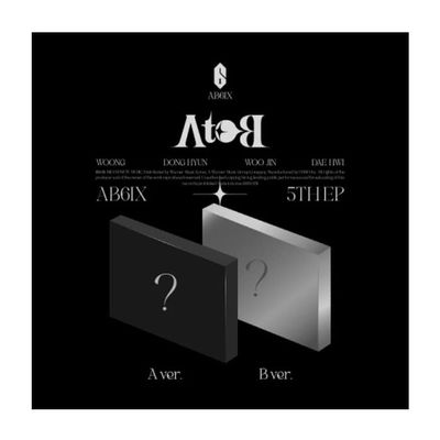 AB6IX A to B 5th EP Album Random Version CD+1p Folding Poster On Pack+80p PhotoBook+1p Double Side PhotoCard+1p Unit PhotoCard+1p ID Card+1ea Access Pass+1ea Sticker+Tracking Sealed
