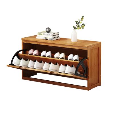 HUHAORAN2021 Shoe Rack 2 Tier Shoe Rack Excellent Breathability Shoe Bench Storage Shelf for Hallway Bathroom Living Room and Corridor Shoe Organizer