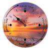 Alioyoit Tide Clock Sunset Ocean Time Moon Tidal Clock Coastal Clock with High and Low Tide Nautical Tide Movement Clock for Beach House Deck Hello Summer Decor Novelty Gift for Surfing Lover view 1