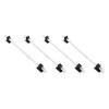 1set Extendable Shower Curtain Rod Hooks Strong Bearing Capacity No Drilling for Bathrooms and Closets Flexible Design for Easy Installation view 1