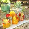 36PCS 12 oz. Large Glass Jars with Lids and Handles, Kate Aspen Mason Jars Mugs, Wide Mouth Drinking Glass and DIY Favor Decor for Wedding, Bridal Shower, Baby Shower Party view 1