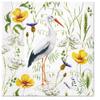Keep Unique 20-ct 13x13 Animal Birds Paper Luncheon Decoupage Napkins, 3-Ply Servilletas Napkin for Art, Dinner and Party, Disposable Napkins Decor (Stork) view 1