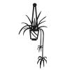 BESTYASH Metal Wall Decor Wrought Iron Flower Pot Art Elegant Wall Decoration for Home Office Garden Stylish and Sturdy Design for Modern Spaces view 1