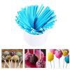 100 Pcs Colorful Sticks Cake Pop Sticks for Candy Sweet Chocolate 10cm DIY Making(Blue),Cake Pop Sticks and Wrappers Kit, Cake Pop Sticks and Wrappers Kit, 100 Pcs Colorfulcake pop stic view 4