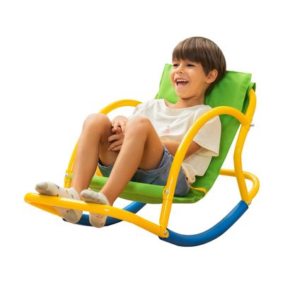 PLATPORTS Calming Sensory Rocking Chair for Kids  Autism Balance Seat Helps Children Relax, Focus & Play | Flexible Indoor & Outdoor Seating for Ages 3-8 | Durable Sensory Toy for Autism & ADHD