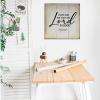 Alioyoit Retro Rustic Style Wood Sign with Bible Verse Taste and See That the Lord is Good Wall Decorate Wooden Plaque for Living Room Dinning Room Kitchen Farmhouse Home Decor 16x16inch view 3