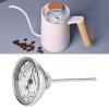 Stainless Steel Thermometer Dial Thermometer for Homebrew Kettle Thermometer Weldless Pot Thermometer 3" Large Dial Thermometer with NPT 1/2 Thread Fitting (0 220oF / 10 100oC) , Stainless Steel view 2