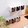 JINYISI Spice Jars, Spice Organizer, Spice Jars with Label, Spice Box Combination Set, Drawer Type Spice jar Without Punching, Kitchen Wall-Mounted Spice Rack view 3
