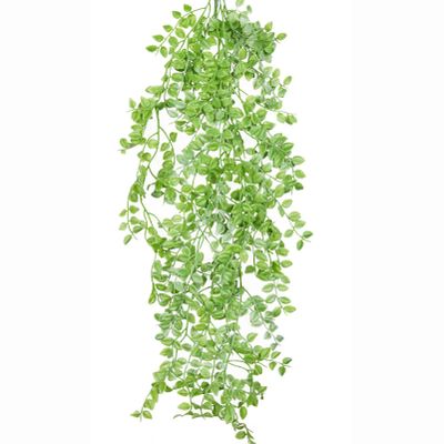 QIAOH Eucalyptus Garland 2 Pack, Spring Artificial Greenery Garland,Fake Vines Hanging Plants Faux Wedding Backdrop Arch Wall Greenery Decor for Home Wedding Party Mantle Table Decor