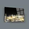 DEKADRON Kaaba Night Wall Decor, Glass Wall Art, Islamic Home Decor, Home Office Living Room Decoration, Islamic Wall Art, Housewarming Gift, islamic Wall Decor (17.7W x 25.6H  45x65cm) view 1