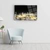 DEKADRON Kaaba Night Wall Decor, Glass Wall Art, Islamic Home Decor, Home Office Living Room Decoration, Islamic Wall Art, Housewarming Gift, islamic Wall Decor (17.7W x 25.6H  45x65cm) view 3