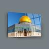 DEKADRON Masjid Al Aqsa Wall Decor, Glass Wall Art, Islamic Home Decor, Home Office Living Room Decoration, Islamic Wall Art, Housewarming Gift, islamic Wall Decor (17.7W x 25.6H  45x65cm) view 1