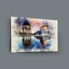DEKADRON Masjid Al Aqsa 2 Wall Decor, Glass Wall Art, Islamic Home Decor, Home Office Living Room Decoration, Islamic Wall Art, Housewarming Gift, islamic Wall Decor (17.7W x 25.6H  45x65cm) view 1
