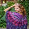 Purple Beach Kaftan for Women - Boho Chic Bikini Cover Up - Mandala Sarong Dress view 4
