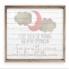 MRC Wood Products I Love You In The Morning And In The Afternoon Nursery Wall Sign Decor Kid's Room With Frame 20x30 view 1