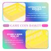 jojofuny 10pcs Plastic Storage Baskets for Game Game Holder Compact Collection Baskets for and Events view 4