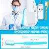 Ireer 2 Pieces Giant Toothbrush Prop Large Toothbrushes Big Brush Oversized Gag Novelty for Summer Halloween Costume Take Picture Comedy Party Favors Pet Grooming Brush(Red, Blue) view 2