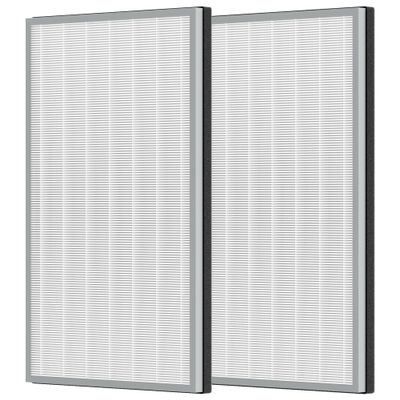 FCFMY 2 Pack Upgraded 3-in-1 Carbon HEPA HE601 Replacement Filter for Shark Air Cleaner Purifier 6 (HE601 & HE602) Part # HE6FKPET