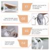 60.8oz Glass Teapot, Stovetop & Microwave Safe Glass Borosilicate Tea Pot,Clear Teapot with Strainer, Glass Tea Kettle with Wooden Lid, Loose LeafFruit Tea and Fragrant Tea view 2