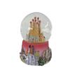 HomeLoft Basics I Love Barcelona Snow Globe Sagrada Familia. 90mm Red Plastic Modern Snow Globe view 2