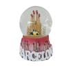 HomeLoft Basics I Love Barcelona Snow Globe Sagrada Familia. 90mm Red Plastic Modern Snow Globe view 4