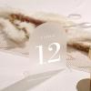 UNIQOOO Frosted Arch Wedding Table Numbers with Stands 1-20, 5x7" Acrylic Display Signs and Holders, Pack of 20, Perfect for Centerpiece, Reception, Decoration, Party, Anniversary, Event view 4