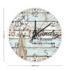 12x12 Inch Wood Wall Clock The Laundry Room Loads of Fun Fireplace Decor for Garage Retro Religious Wall Clocks Double-Sided Round Wooden Wall Clock Rustic for Cabin Girls Room view 2
