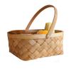 Woven Basket Storage Basket Portable Handmade Rattan Storage Basket Storage Container Bathroom Hampers Houseware Storage Basket (Large) view 1