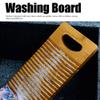 Bamboo Washboard Anti-slip Laundry Cleaning Board Manual Clothes Washing Tool,Washboard for Laundry, 19.7in Length Washboard for women School Home, Washboard for Laundry, Bamboo Washboard Anti-s view 2