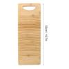 Bamboo Washboard Anti-slip Laundry Cleaning Board Manual Clothes Washing Tool,Washboard for Laundry, 19.7in Length Washboard for women School Home, Washboard for Laundry, Bamboo Washboard Anti-s view 3