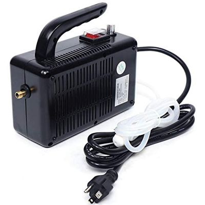 High Pressure Handheld Steam Cleaner High Temperature Steamer Cleaner Multi Purpose Handheld Steam Clean Tool Kitchen Range Hood Car Sofa Floor Portable Steam Cleaning Machine1600w 110v (black)