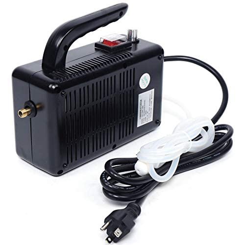 High Pressure Handheld Steam Cleaner High Temperature Steamer Cleaner Multi Purpose Handheld Steam Clean Tool Kitchen Range Hood Car Sofa Floor Portable Steam Cleaning Machine1600w 110v (black)