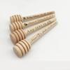 30Pcs Personalized Wooden Honey Mixing Stirrer Honey Dipper Sticks Honey Spoon Custom Text Wedding Party Gifts Baby Shower & Dessert Utensils Wooden Spoons ,10cm view 1