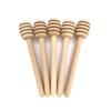 30Pcs Personalized Wooden Honey Mixing Stirrer Honey Dipper Sticks Honey Spoon Custom Text Wedding Party Gifts Baby Shower & Dessert Utensils Wooden Spoons ,10cm view 2