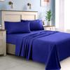 100% Egyptian Cotton, 6 - Piece Sheet Set, Pure Sateen Weave & 400 Thread Count Hotel-Collection Bedding Sheets with Fitted Sheet 15-16 Inches Deep Pocket-Royal Blue Solid,Full-XXL Size. view 3