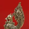 Exotic India 7" Brass Peacock Diya - Brass view 4